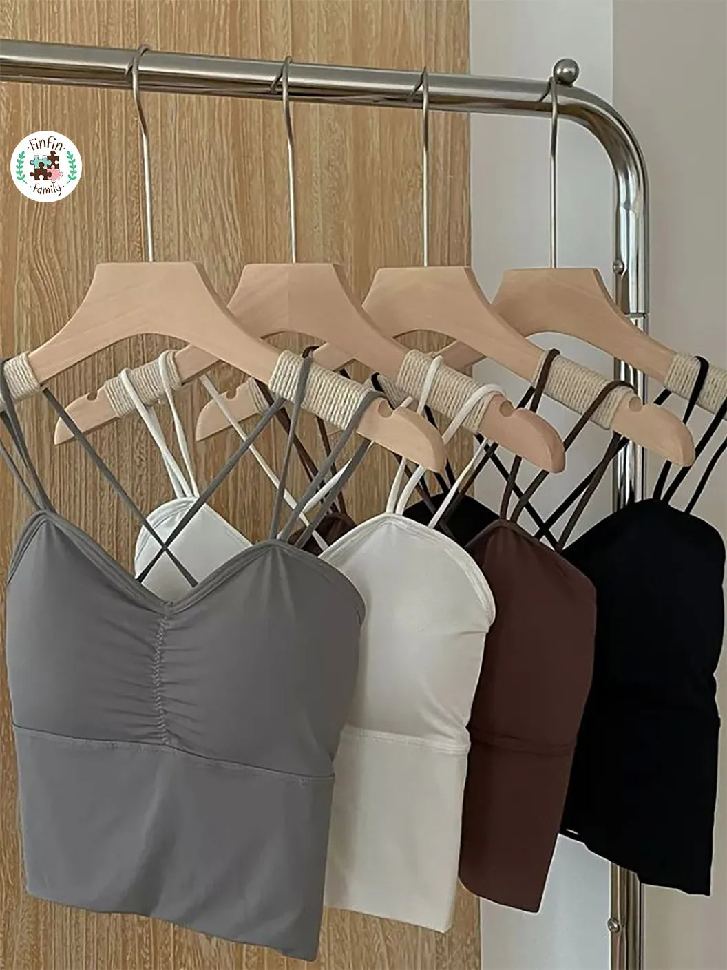 Summer Tanks Top Cross Strap Backless Crop Top