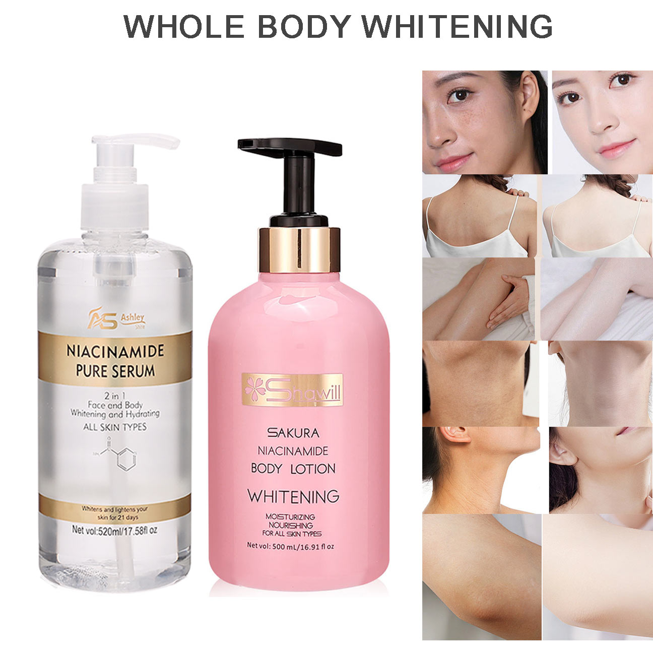 Whitening Serum Niacinamide Body Lotion