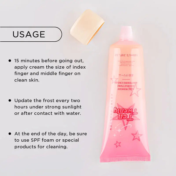 TEN TWENTY 2IN1 Double Tube Niacinamide Whitening Cream