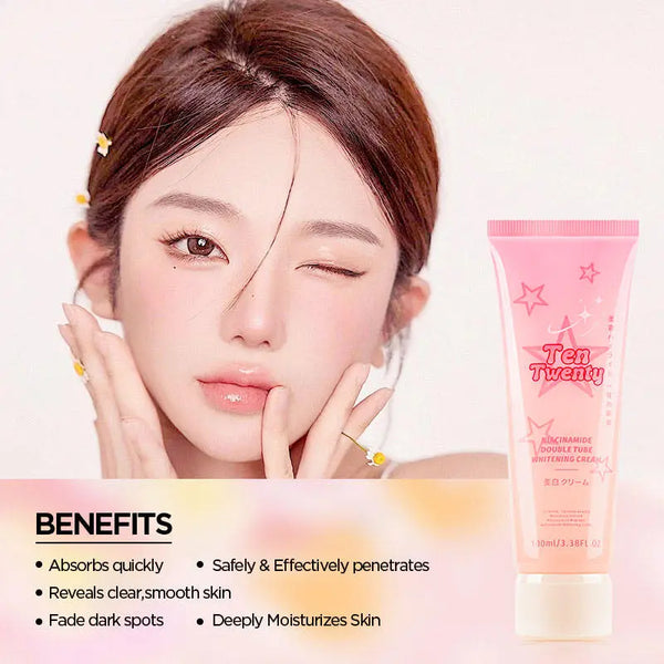 TEN TWENTY 2IN1 Double Tube Niacinamide Whitening Cream