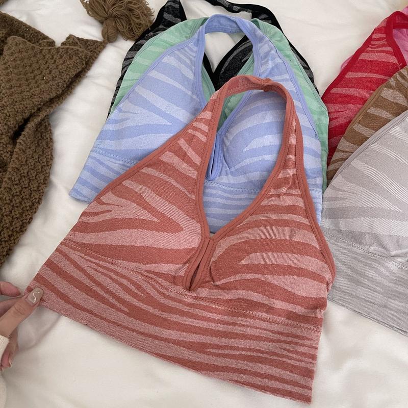 Women's Halter Neck Backless Bra & Panty Set