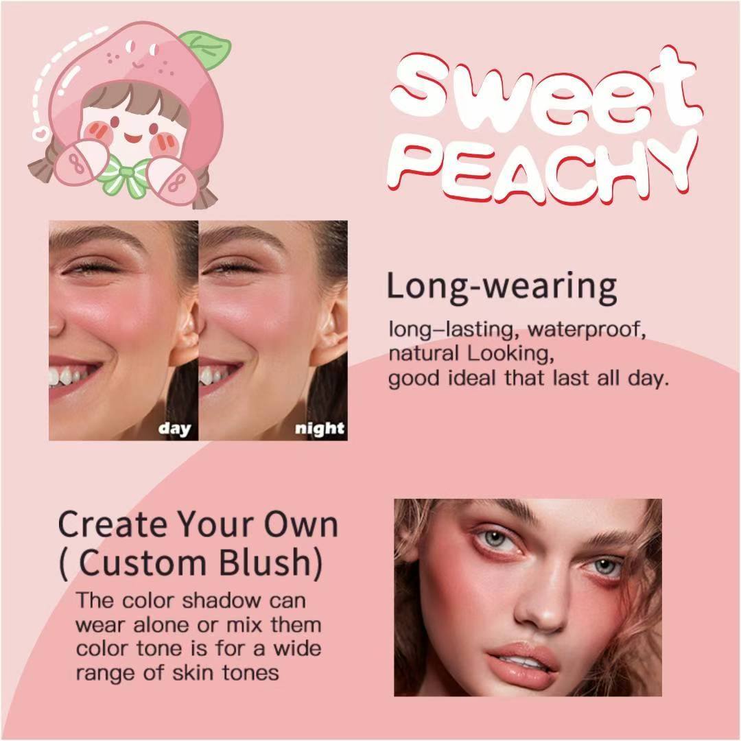 Peach-Perfect Glow in One Swipe – KISS BEAUTY Sweet Peachy Magic Blusher 🍑✨