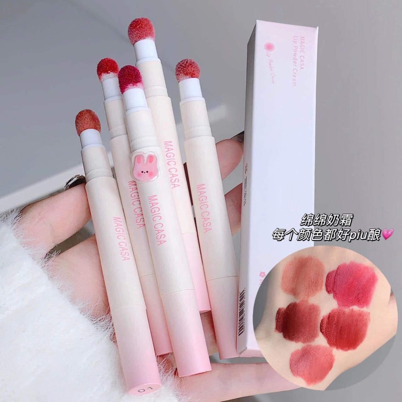 MAGIC CASA Lip Powder Cream Set