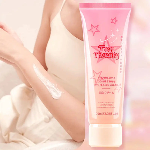 TEN TWENTY 2IN1 Double Tube Niacinamide Whitening Cream