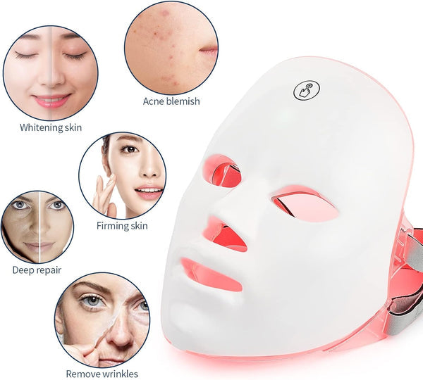 7 Color LED Face Light Therapy Mask