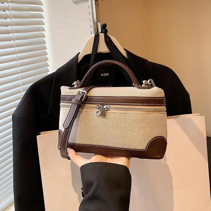 Mini Canvas Vanity Bag