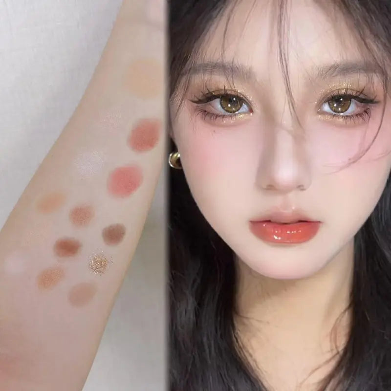 DW 3 Layers Eyeshadow, Face Powder & Blusher Set