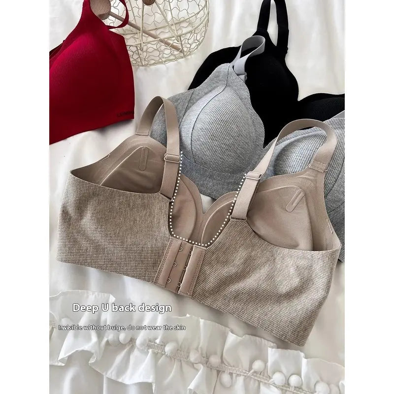 Seamless Push Up Anti-Sagging Bra β Wire-Free Comfort & Natural Lift