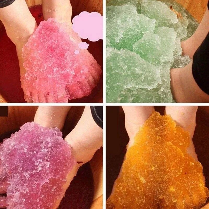 BUY 1 GET 2! Crystal Mud Foot Bath Jelly Salt for Foot Spa