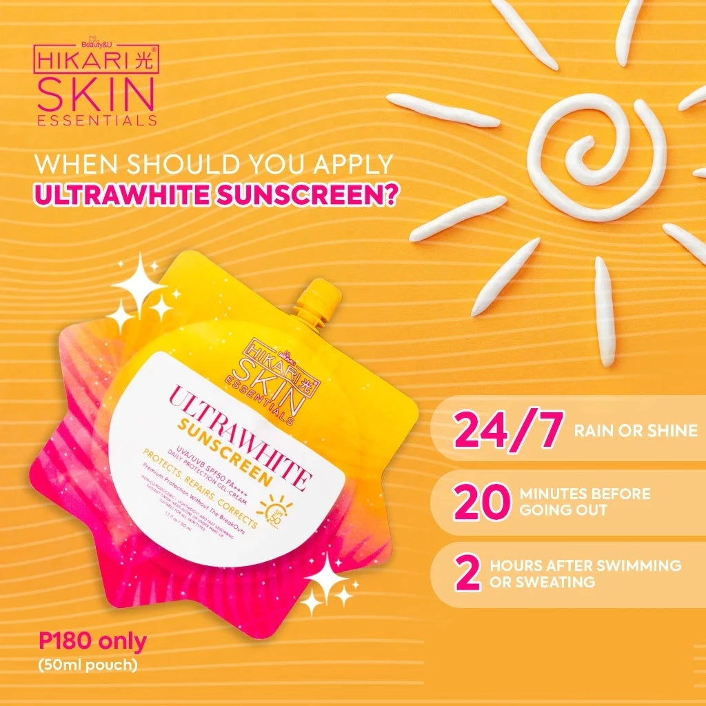HIKARI Ultrawhite Sunscreen SPF50 PA++++