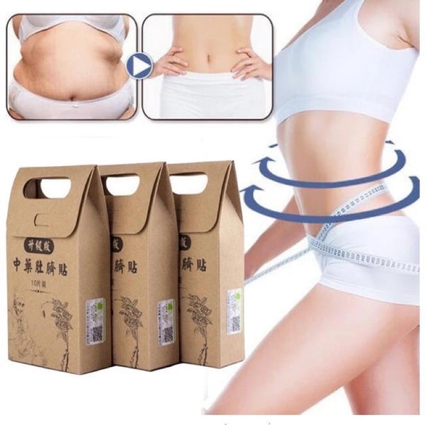 10Pcs Weight Loss Patches Slim Pads Burning Fat Detox Adhesive