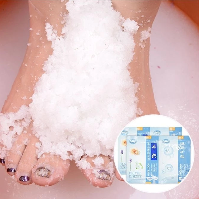 BUY 1 GET 2! Crystal Mud Foot Bath Jelly Salt for Foot Spa