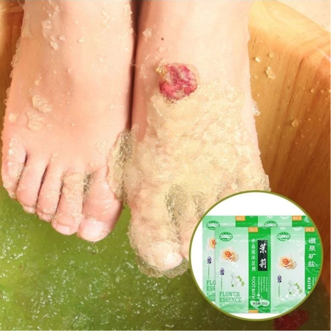 BUY 1 GET 2! Crystal Mud Foot Bath Jelly Salt for Foot Spa