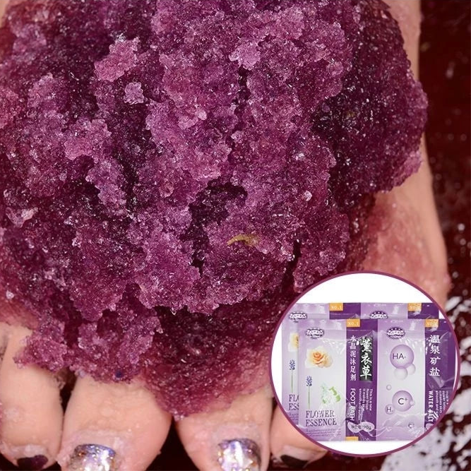 BUY 1 GET 2! Crystal Mud Foot Bath Jelly Salt for Foot Spa