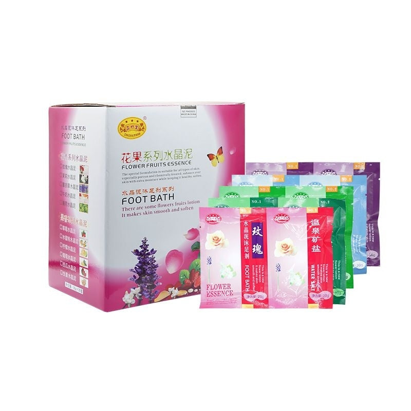 BUY 1 GET 2! Crystal Mud Foot Bath Jelly Salt for Foot Spa