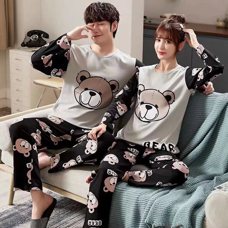 Couple Terno Long Sleeve Pajama