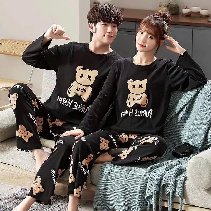 Couple Terno Long Sleeve Pajama