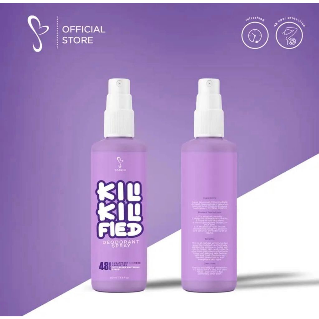 SASKIN KILI KILI FIED DEODORANT SPRAY 60ML