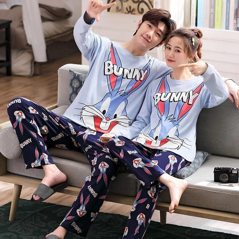 Couple Terno Long Sleeve Pajama