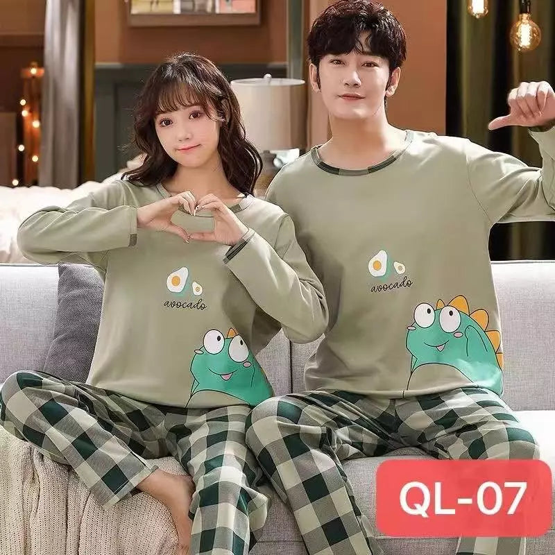 Couple Terno Long Sleeve Pajama