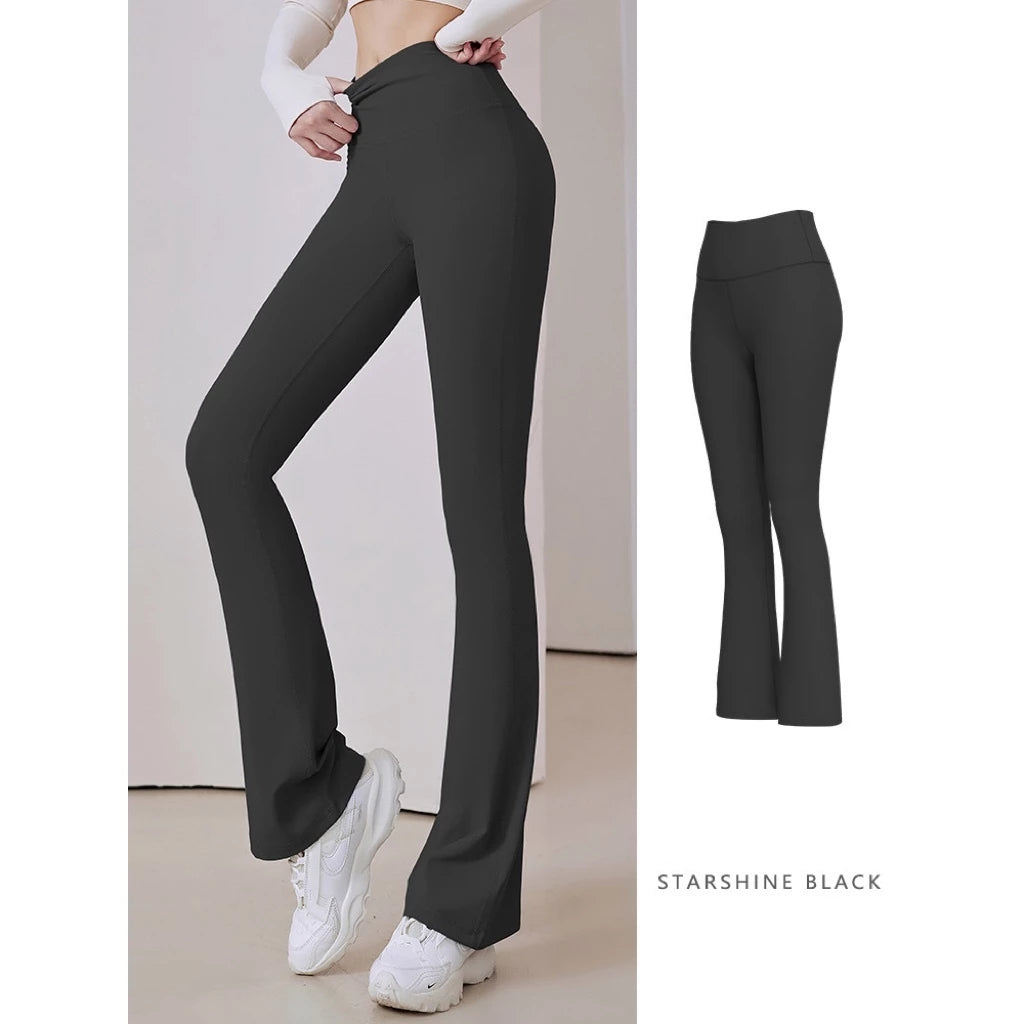 Women's High Waist Flared Yoga Pants