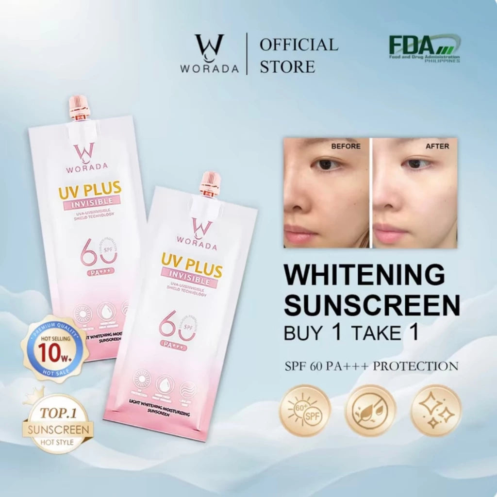 BUY 1 TAKE 1 | WORADA Facial Sunscreen SPF60 PA+++