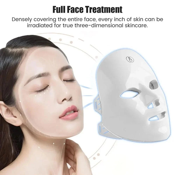 7 Color LED Face Light Therapy Mask