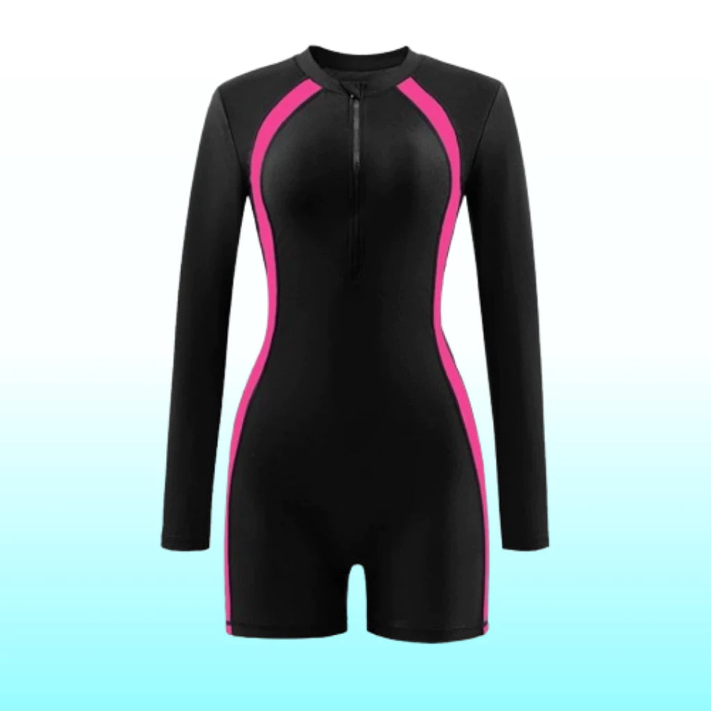 One-Piece Zipper Rash Guard