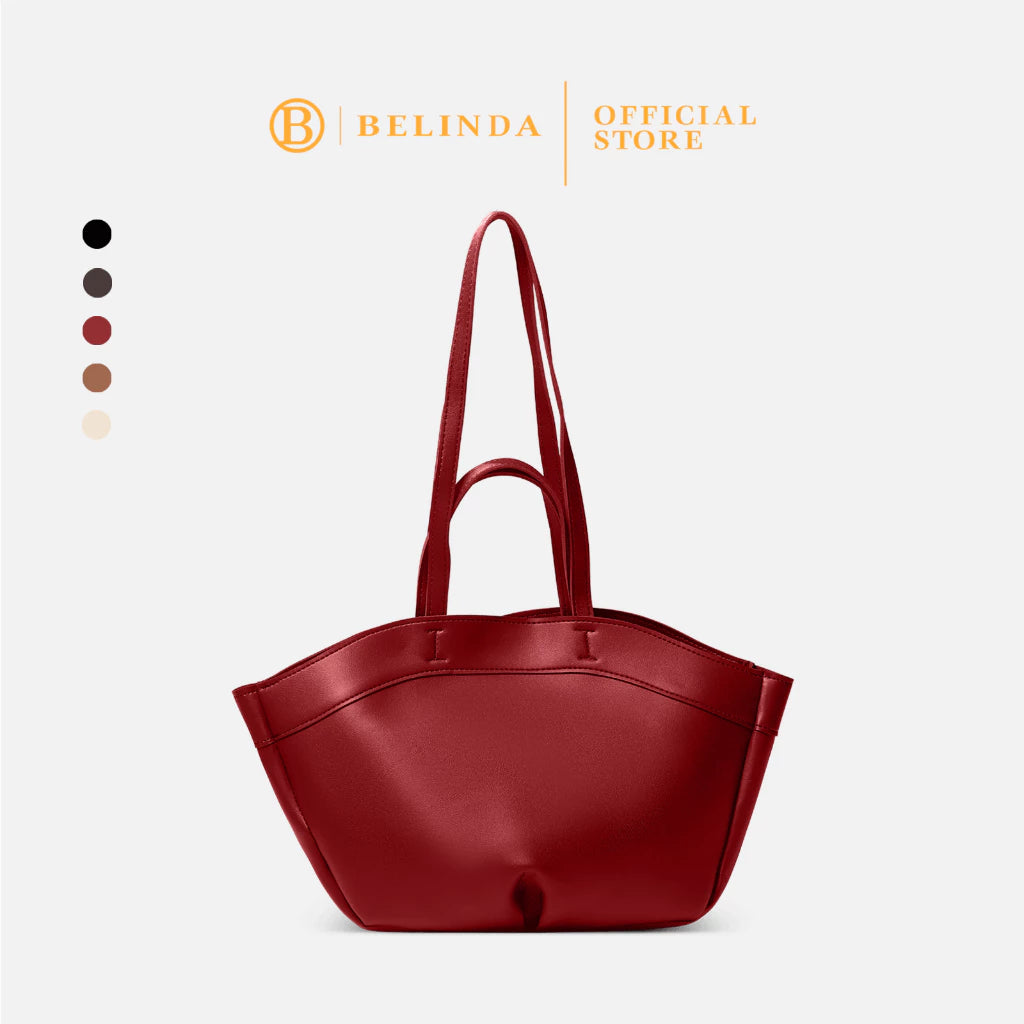 Minimalist Curved-Base Tote Bag