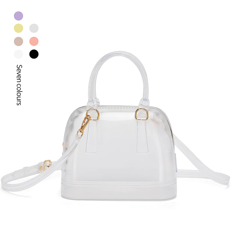 Shell Style Jelly Sling Bag