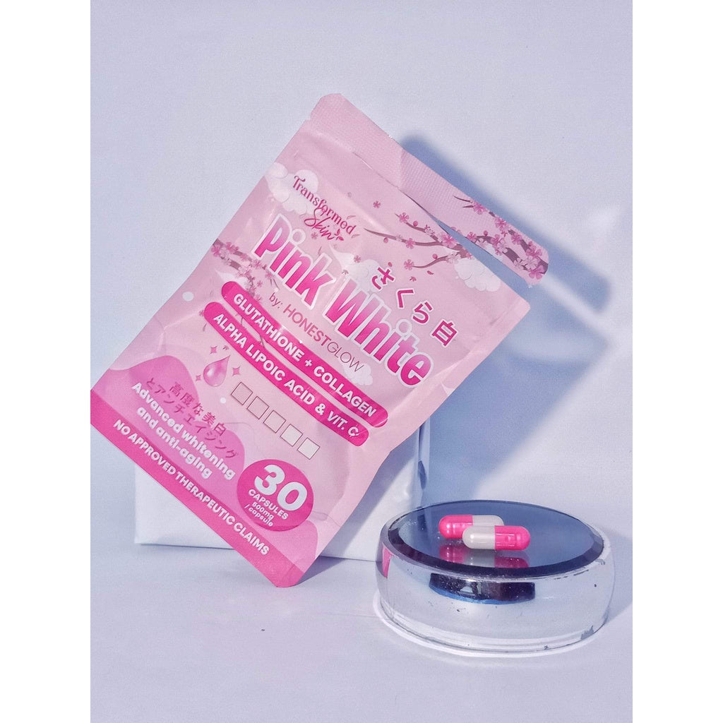 HONEST GLOW PINK WHITE CAPSULE