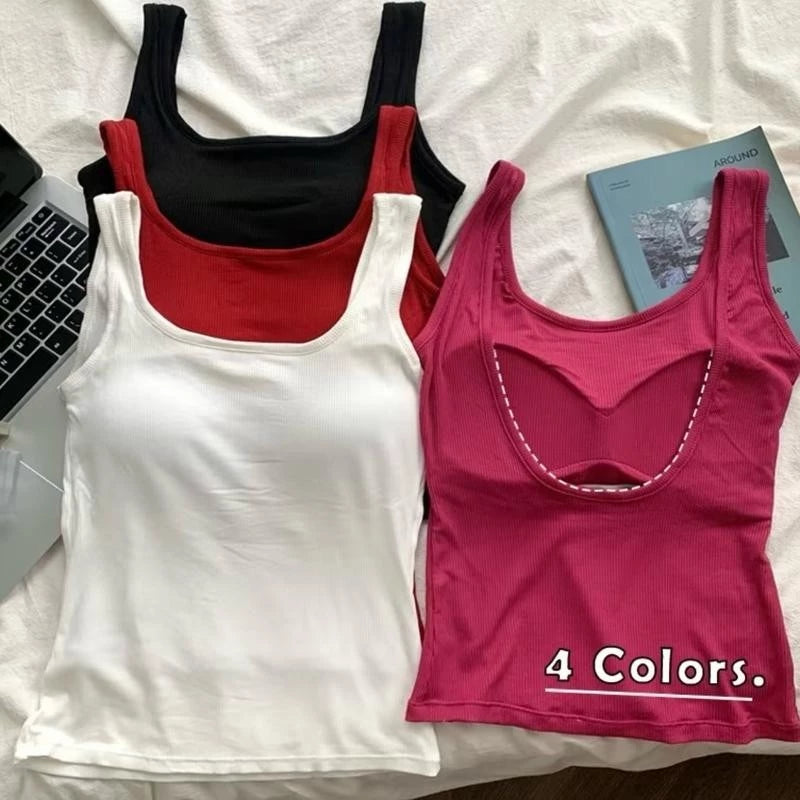 SEXY U-SHAPED BACKLESS PADDED TOP