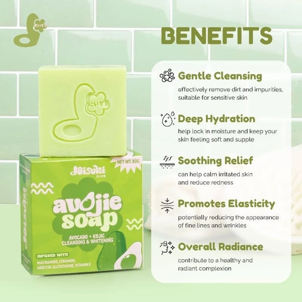 Daisuki Skin | Avojie Soap | Avocado+Kojic Soap | Whitening Soap