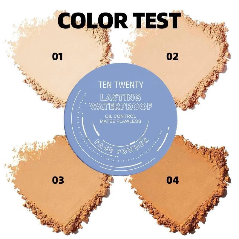 TEN TWENTY Lasting Waterproof Oil Control Face Powder