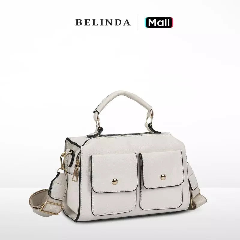 Premium Multi-Pocket Structured Handbag β 2-Way Carry