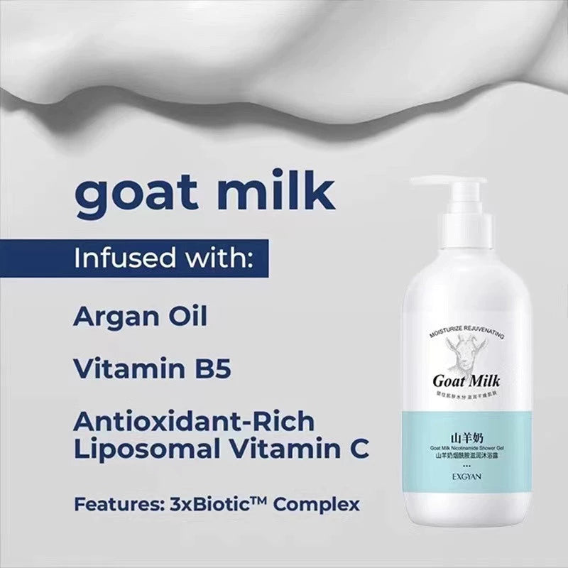 Goat Milk Nicotinamide Body Wash 500ml