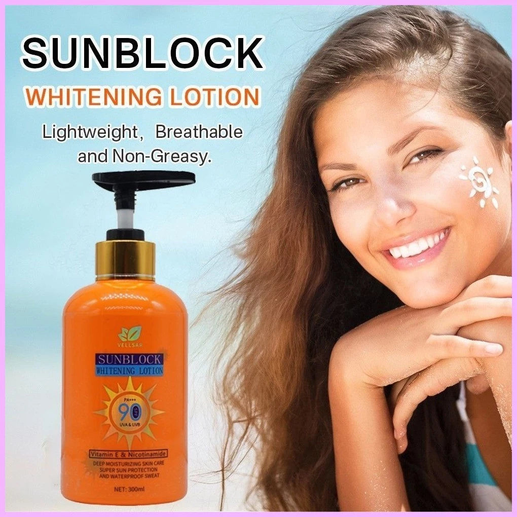 VELLSAR Sunblock Whitening Lotion with SPF 90