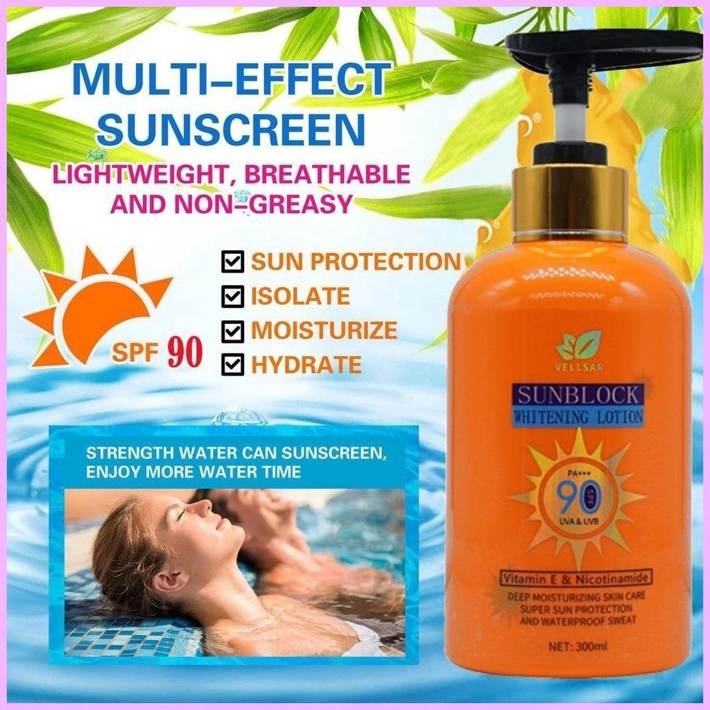 VELLSAR Sunblock Whitening Lotion with SPF 90