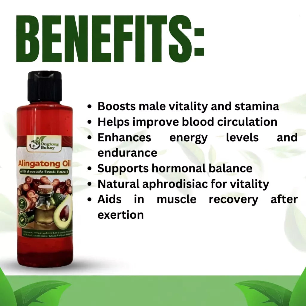 Alingatong Oil with Avocado - Pain Relief, Muscle Relaxant