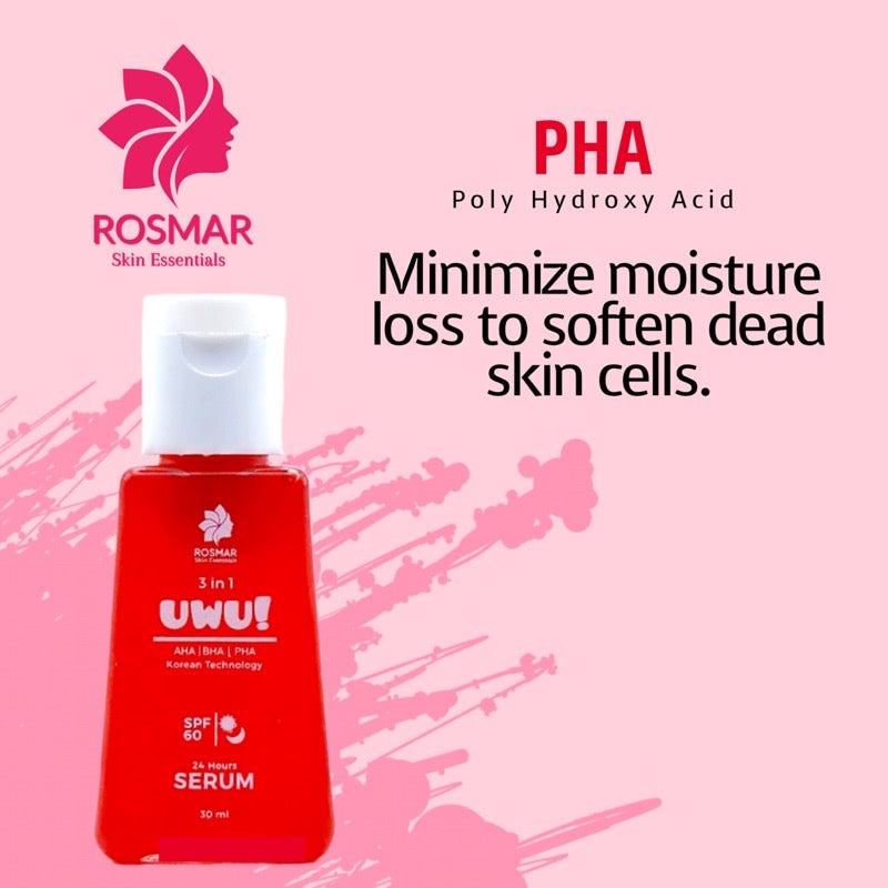 ROSMAR 3-IN-1 UWU SERUM with SPF60