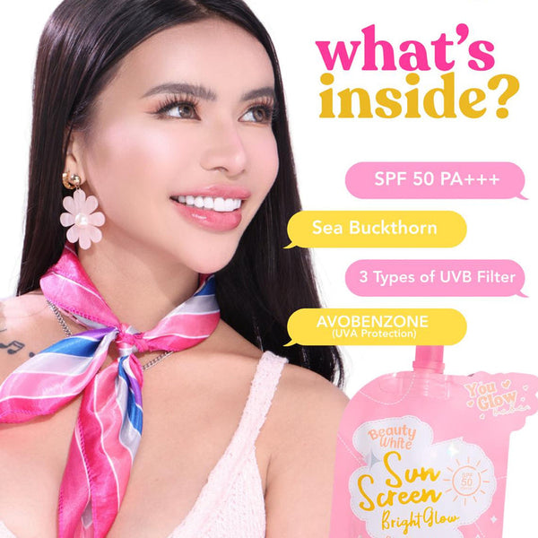 YOU GLOW BABE Beauty White Sunscreen Bright Glow SPF50 PA+++