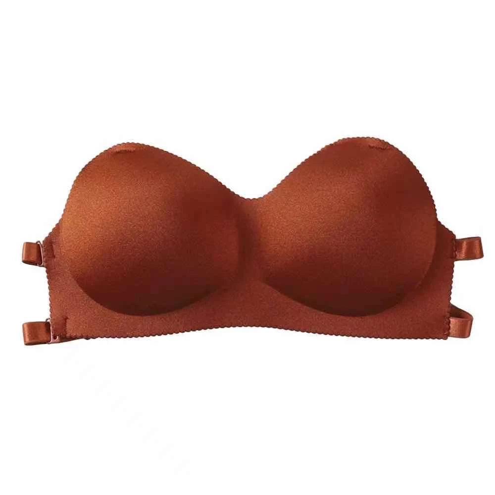 Seamless Strapless Push Up Backless Bra