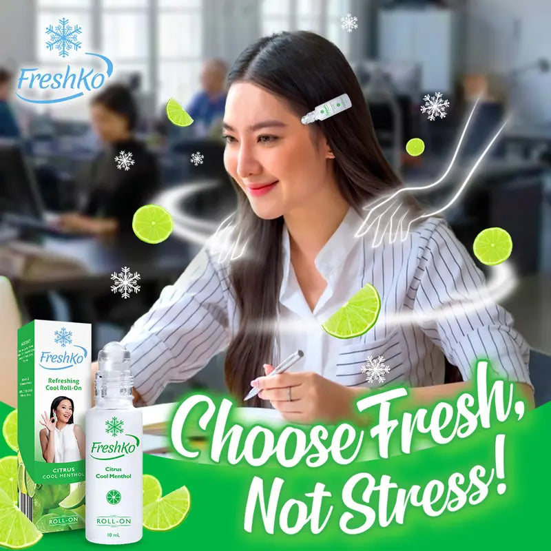 FreshKo Essential Oil Cool Menthol Roll-On 10ml