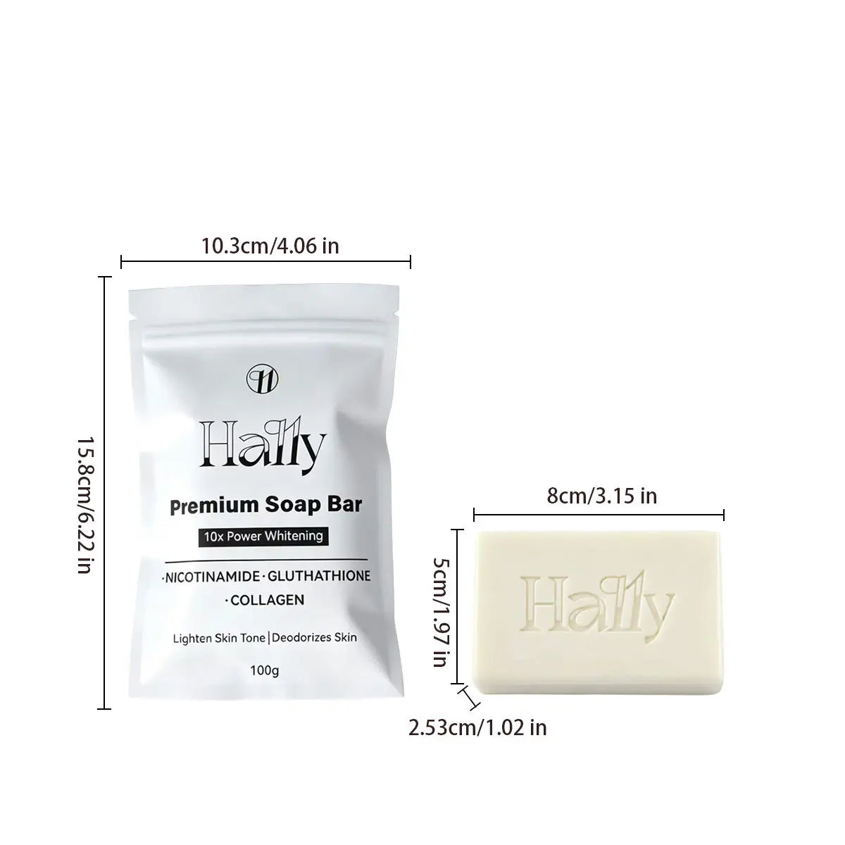 HALLY Premium Soap Bar 100g