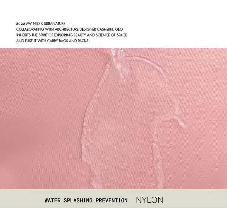 Multicompartment Nylon Crossbody Bag with Adjustable Strap