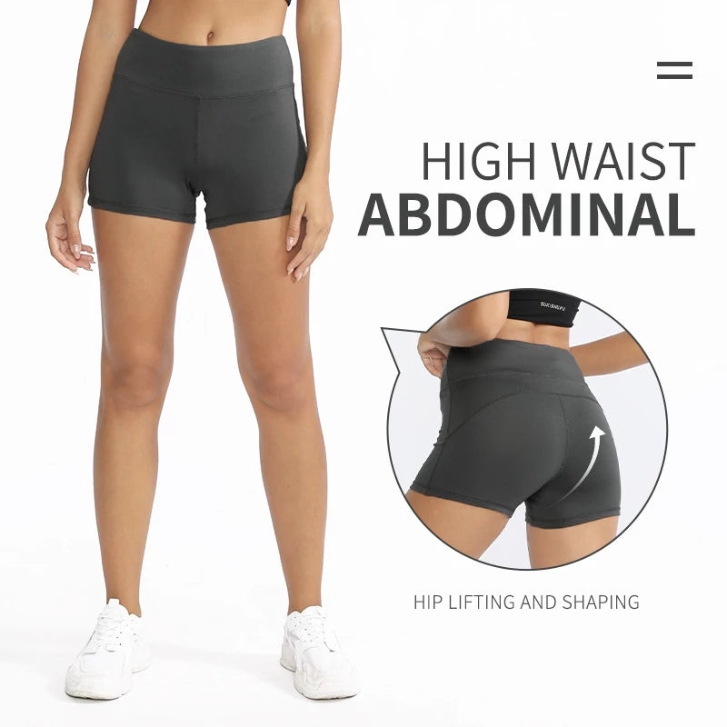 High Waist Compression Shorts