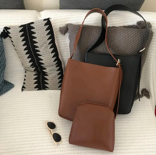 2 IN 1 Retro Bucket Bag