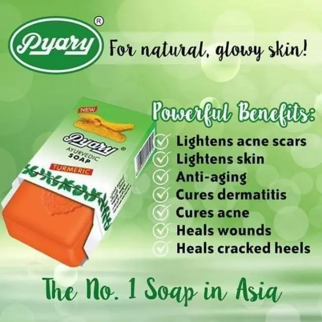 Pyary Ayurvedic Turmeric Soap 75g