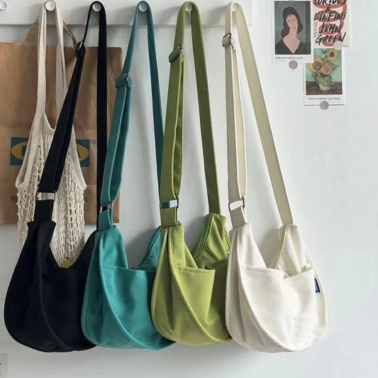 Minimalist Crescent Crossbody Bag