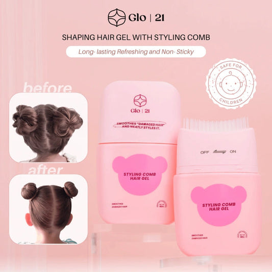 GLO21 Shaping Hair Gel with Styling Comb